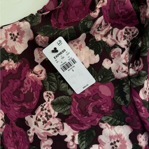 Express Pink Floral Dress